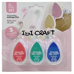 ALMOHADILLAS DE COLORES 45x33mm. SET 3 COL PASTEL