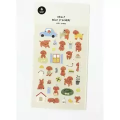 SUATELIER DESING STICKER PVC 10*19cm PUPPY