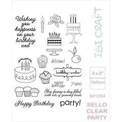 IBI CRAFT SELLO SILICONADO CRISTAL 6X8\" PARTY - comprar online