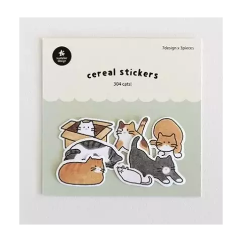 STICKER PVC 10*19cm CATS 3