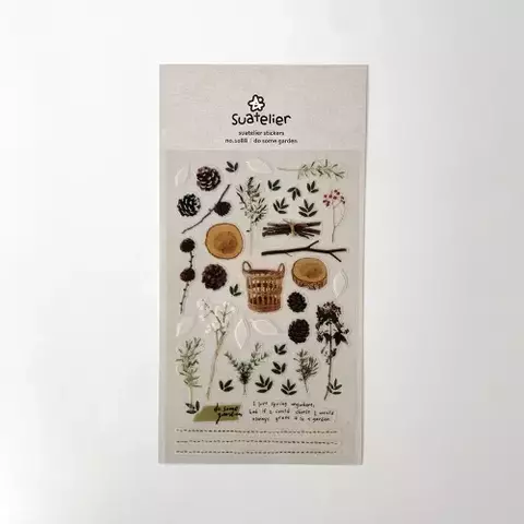 SUATELIER DESING STICKER PVC 10*19cm DO SOME GARDEN