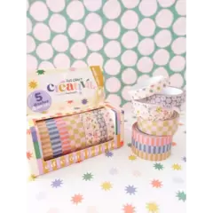 IBI CRAFT WASHI TAPE BOX 5 ROLLOS de 4mts CREATIVA PROXIMAMENTE !!! - comprar online