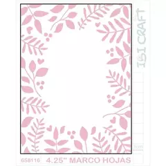 PLANTILLA 4,25\" TEXTURADO 2D MARCO HOJAS