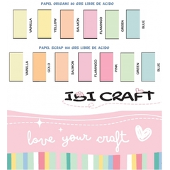 IBICRAFT PAPEL P/ORIGAMI 15*15cm 80grs 60Hjs SURT en internet