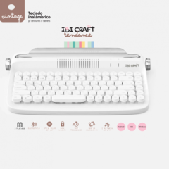 TECLADO IBICRAFT VINTAGE BLUETHOOT ( 335904 ) - comprar online