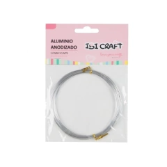 IBI CRAFT ALAMBRE DE ALUMINIO METALIZADO 1MM X 5MTS ( 335887 )