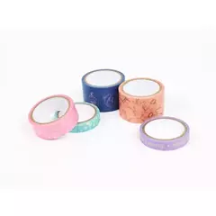 IBI CRAFT WASHI TAPE BOX 5 ROLLOS de 4mts COLECCION ASTROLOG - comprar online