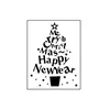 PLANTILLA 4,25\" TEXTURADO 2D ARBOL NAVIDAD