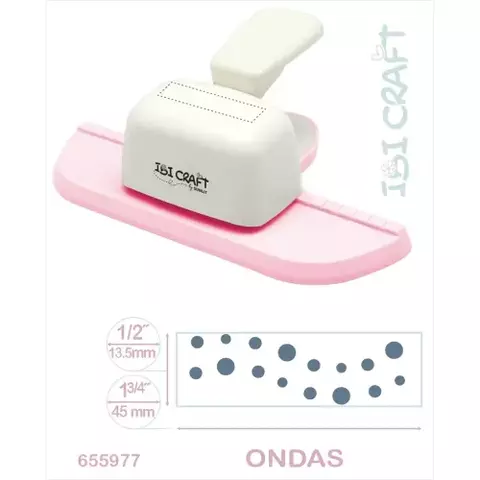 IBI CRAFT PERFORADORA ARTISTICA DE GUARDAS JUMBO ONDAS