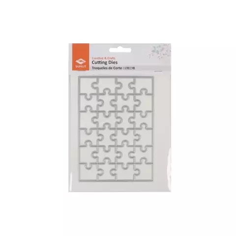 Troqueles De Corte Forma Rompecabezas 24 Piezas Scrapbooking