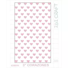 Carpeta De Embossing- Texturizadora- Repujado 2d Corazones