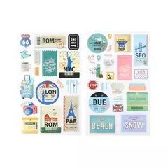 IBI CRAFT STICKER 15*24cm TRAVEL 2 PCS ( 338296 ) - comprar online