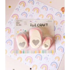 IBI CRAFT SET CORAZONES X 3 (16mm 25mm 38mm) ( 337235 )