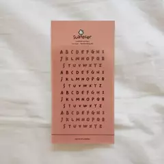 SUATELIER DESING STICKER PVC 10*19cm HANDWRITING 2