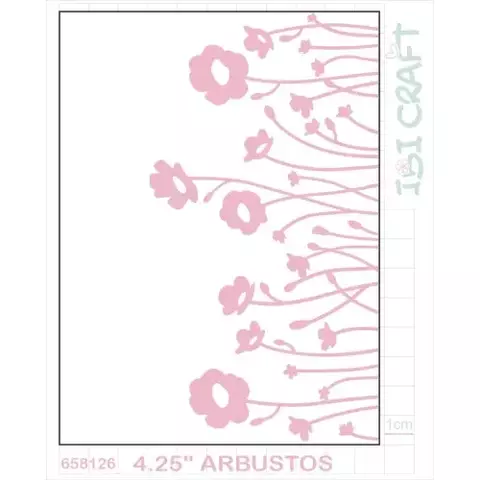 PLANTILLA 4,25\" TEXTURADO 2D ARBUSTO