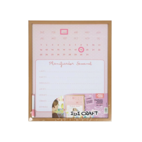 IBI CRAFT PIZARRA PLANIFICADOR IBICRAFT MAGNETICA 40*50 + 1 MARCADOR + 2 IMANES