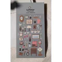 SUATELIER DESING STICKER PVC 10*19cm VINTAGE MOOD