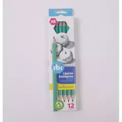 LAPIZ ECOLOGICO HB (RESINA) x 12PCS