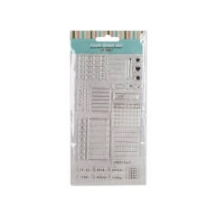 IBI CRAFT SELLO SILICONADO CRISTAL 4X7\" PLANNERS