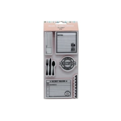 IBI CRAFT SELLO DE GOMA 4X8\" RECETAS