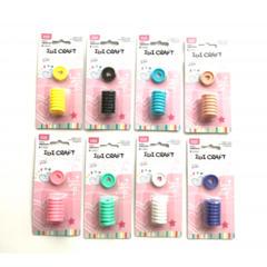 IBI CRAFT DISCOS DE EXPANSION 24mm CORAZON x 8pcs
