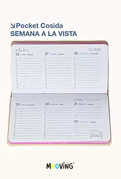 MOOVING AGENDA 2026 SPRING POCKET 17 X 9.5 CM en internet