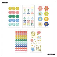 Block de sticker Súper feliz x 5 hojas en internet