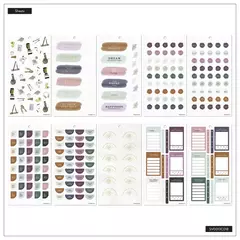 HAPPY PLANNER STICKERS " BIENESTAR " 596 PIEZAS - tienda online