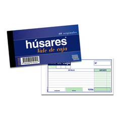 HUSARES TALONARIO VALE DE CAJA 1910 ( 20818 )