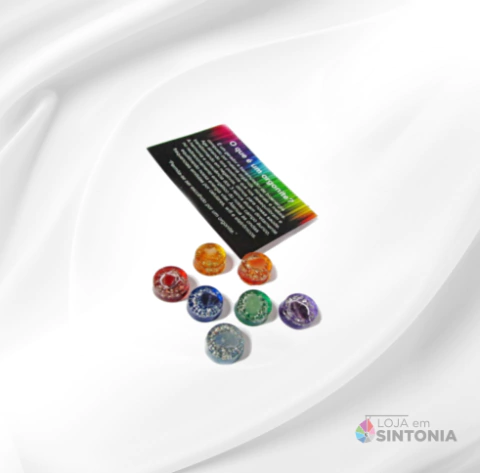 Orgonites dos 7 chakras