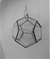 Prisma D'água de Metal Grande - Esfera Pentagono