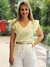 Blusa Bordada Com Babados - comprar online