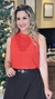 Blusa Cavada com Detalhe Bordado - comprar online