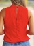 Blusa Cavada com Detalhe Bordado - GERMANYS