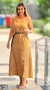 Vestido Longo Fenda Frontal - comprar online