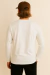 Remera Manga Larga No Name Skateboard Basic All Day Blanca - Sportfanatic