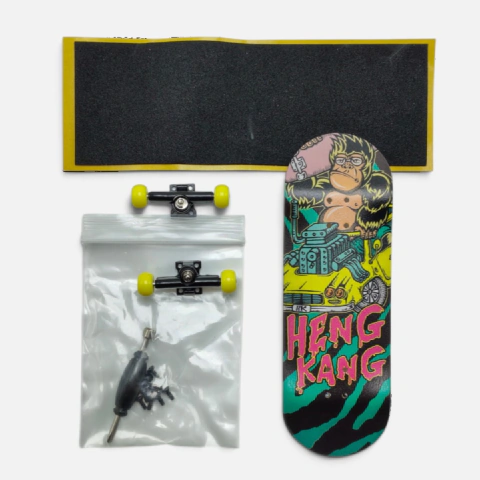 Skate De Dedos Fingerboard Maple 5 Capas Trucks Aluminio Performance Monky