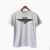 Remera No Name Skateboards Wings Algodón 100% Gris Melange