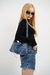 Cartera Denim con cadenas
