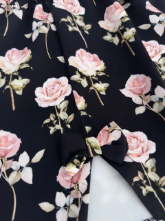 Pollera Rosal negro - Cocó y Vestidos Soñados Cocó