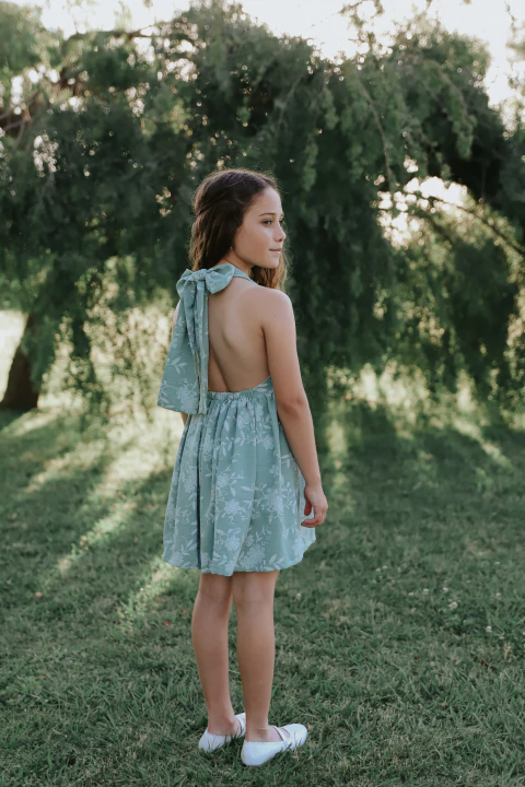 Vestido Halter Pistacho - comprar online