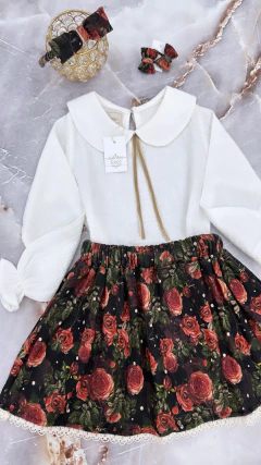 Pollera Merlina Black - tienda online