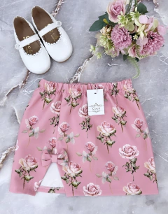 Pollera Rosal Rosa - tienda online