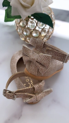 Ballerina Pulsera y Moño Rosa Gold