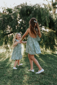 Vestido Halter Pistacho - tienda online