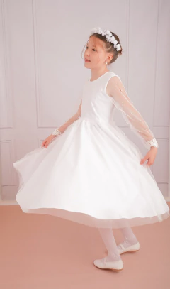 Diseño Perla Comunion m/l-m/c - Vestido Soñado A PEDIDO - comprar online