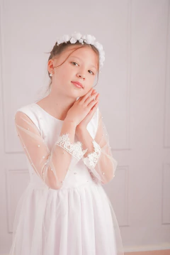 Diseño Perla Comunion m/l-m/c - Vestido Soñado A PEDIDO