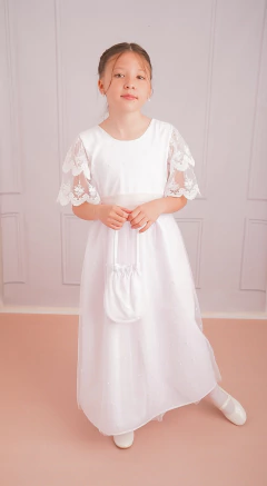 Diseño Rosedal Comunion - Vestido Soñado A PEDIDO - tienda online