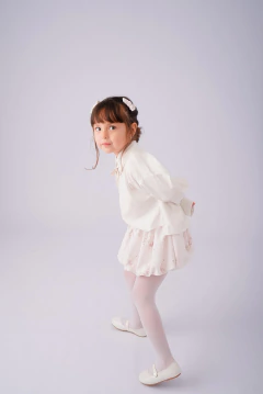 Pollera Globo Hada Rosa