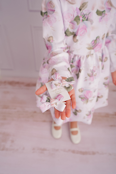 Vestido Globo Rosedal Blanco - comprar online
